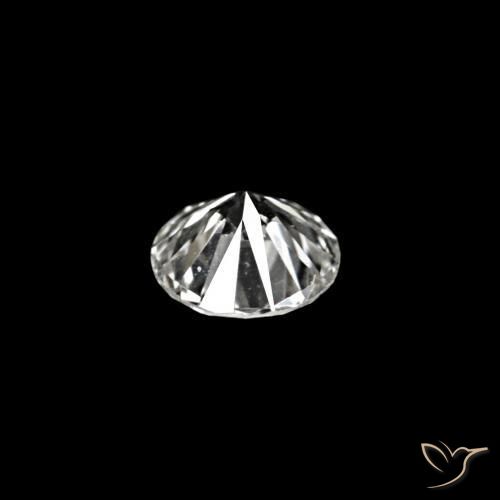 Diamante D naturale da 0.02 ct, Rotondo, VVS-VS