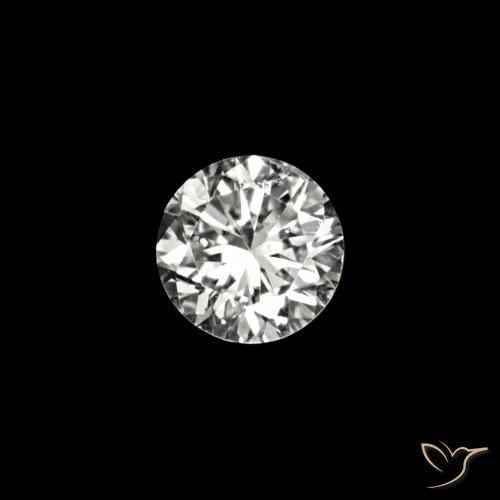 0.02ct D Diamante, Rotondo, VVS-VS