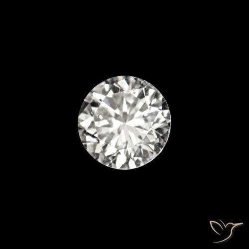 Diamante D naturale da 0.02 ct, Rotondo, VVS-VS