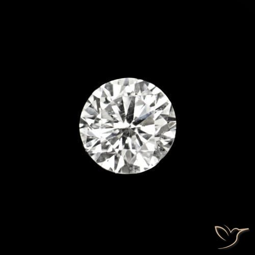 Diamante D naturale da 0.02 ct, Rotondo, VVS-VS