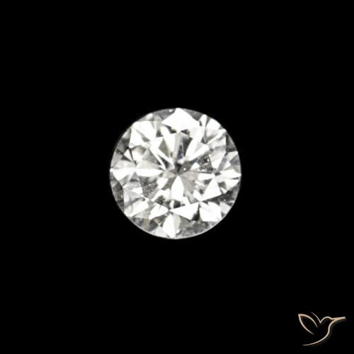 Diamante D naturale da 0.02 ct, Rotondo, VVS-VS