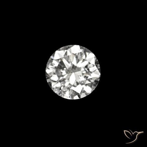 Diamante D naturale da 0.02 ct, Rotondo, VVS-VS