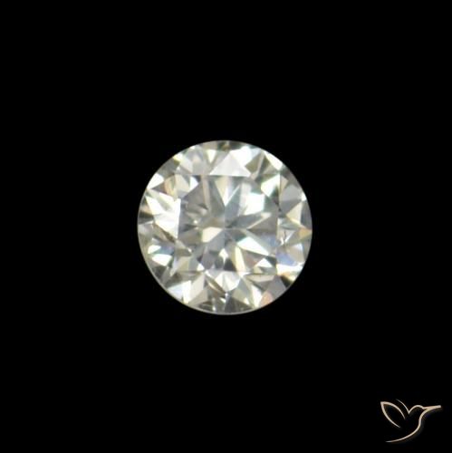 Diamante I naturale da 0.01 ct, Taglio rotondo, VVS-VS