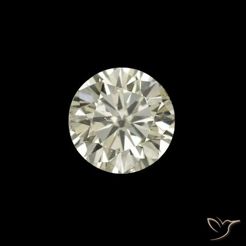 Diamante L naturale da 0.19 ct, Rotondo, VVS-VS