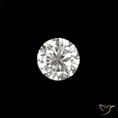 0.03ct F Diamante Pietre preziose, Rotondo, VVS