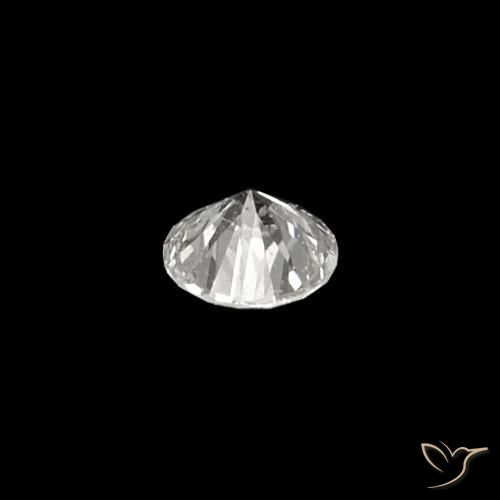 Diamante E naturale da 0.03 ct, Taglio rotondo, VVS