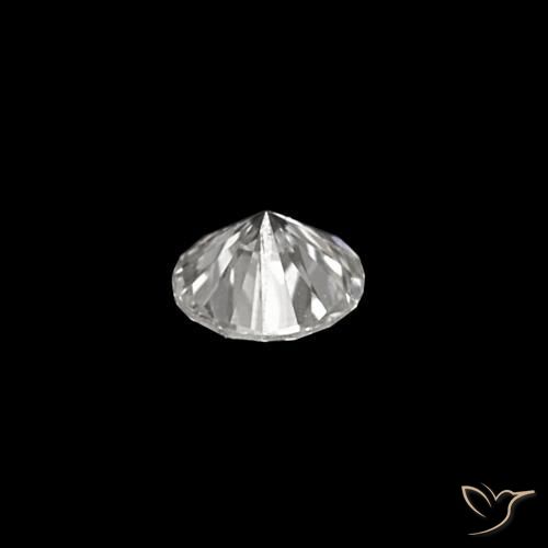 Diamante F naturale da 0.03 ct, Taglio rotondo, VVS