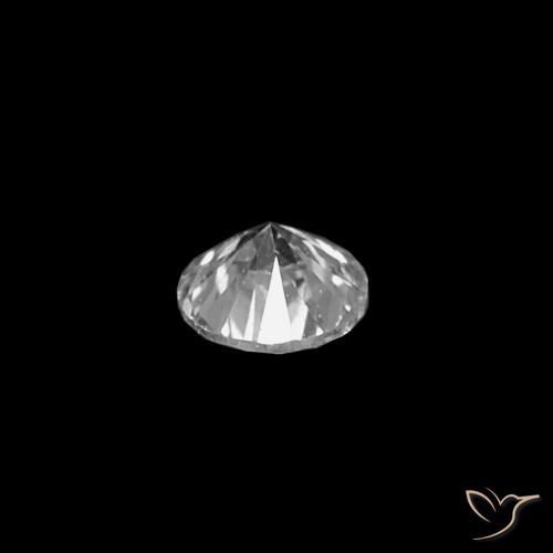 Diamante D naturale da 0.03 ct, Taglio rotondo, VVS