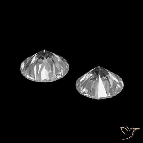 Gemme di Diamante D naturale da 0.06 ct, Taglio rotondo, VVS