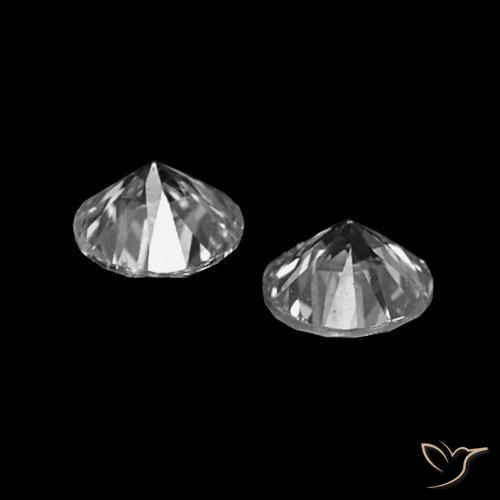 Gemme di Diamante D naturale da 0.07 ct, Taglio rotondo, VVS