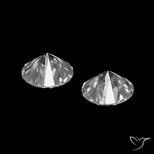 Gemme di Diamante E naturale da 0.07 ct, Taglio rotondo, VVS