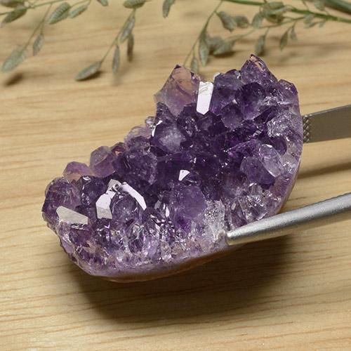 Druzy Ametista Viola scuro naturale da 61.70 ct, Forma fantasia, Opaco
