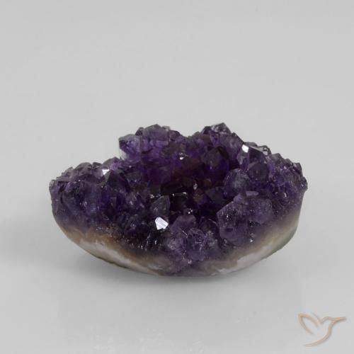 Druzy Ametista Viola medio-scuro naturale da 67.71 ct, Forma fantasia, Opaco