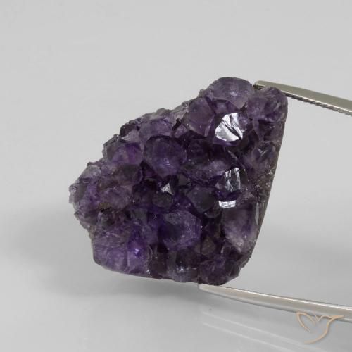 Druzy Ametista Viola scuro naturale da 52.41 ct, Taglio a fantasia, Opaco