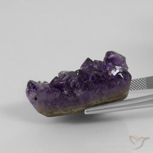 Druzy Ametista Viola scuro naturale da 52.41 ct, Taglio a fantasia, Opaco
