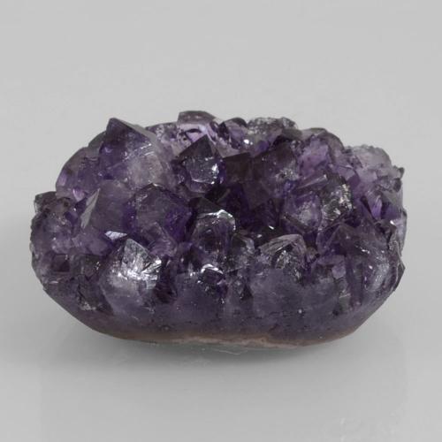 Druzy Ametista Viola medio-scuro naturale da 65.12 ct, Forma fantasia, Opaco