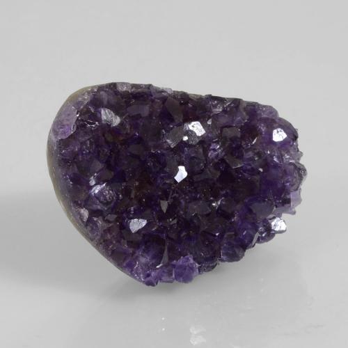 Drusa di ametista naturale viola da 79,16 ct, forma fantasia, opaco
