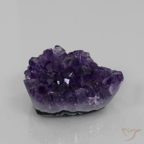 82.82ct Naturale Violetta uva profonda Druzy Ametista, Taglio a fantasia, Opaco