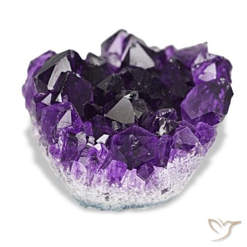 Drusa di ametista naturale viola da 66,29 ct, forma fantasia, opaco
