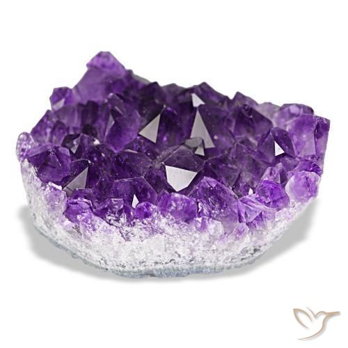 Drusa di ametista naturale viola da 71,01 ct, forma fantasia, opaco