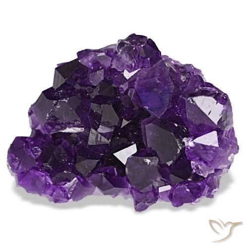 Drusa di ametista naturale viola da 61,53 ct, forma fantasia, opaco