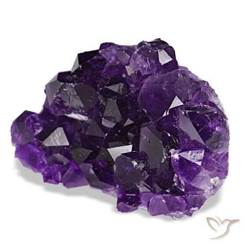 Drusa di ametista naturale viola da 61,53 ct, forma fantasia, opaco