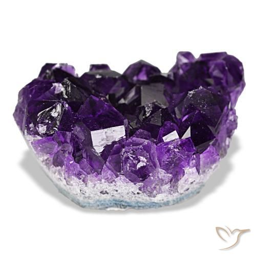 Drusa di ametista naturale viola da 61,53 ct, forma fantasia, opaco