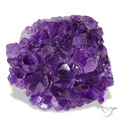 Drusa di ametista naturale viola da 77,59 ct, forma fantasia, opaco