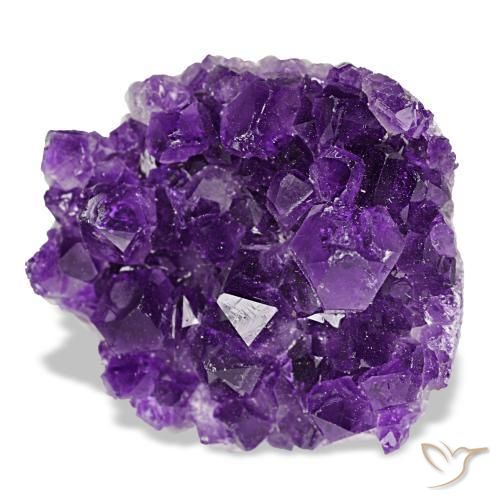 Drusa di ametista naturale viola da 77,59 ct, forma fantasia, opaco