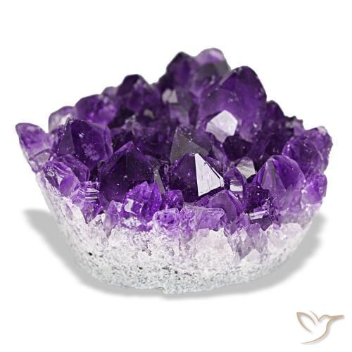 Drusa di ametista naturale viola da 77,59 ct, forma fantasia, opaco