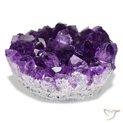 Drusa di ametista naturale viola da 77,16 ct, forma fantasia, opaco