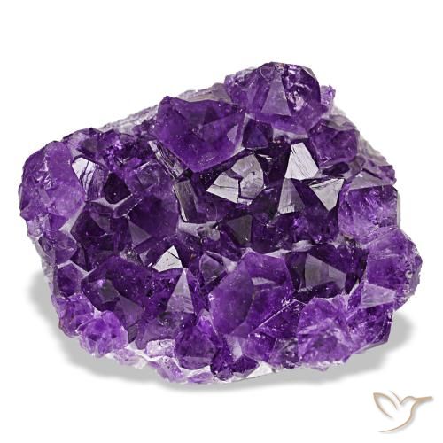 Drusa di ametista naturale viola da 57,54 ct, forma fantasia, opaco