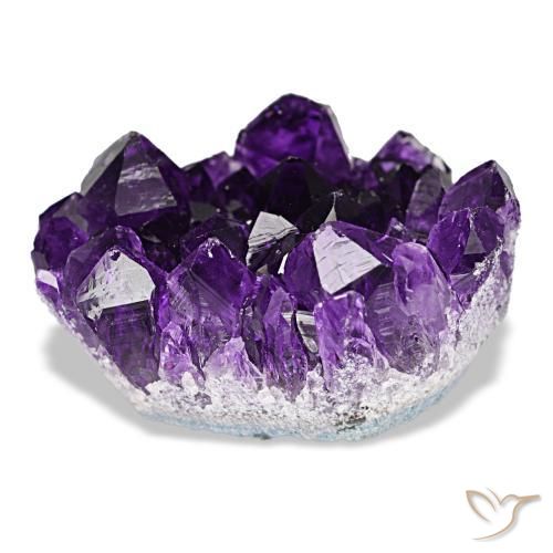 Drusa di ametista naturale viola da 52,25 ct, forma fantasia, opaco