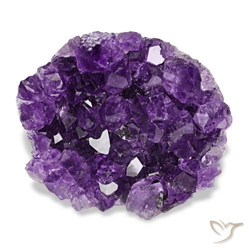 50.51ct viola drusa di ametista, fantasia, opaco