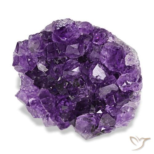 Drusa di ametista naturale viola da 50,51 ct, forma fantasia, opaco