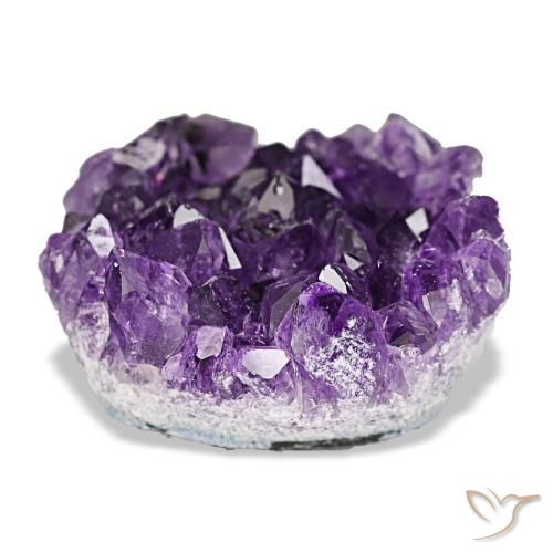 Drusa di ametista naturale viola da 50,51 ct, forma fantasia, opaco