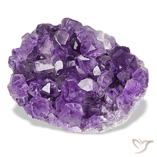 Drusa di ametista naturale viola da 62,67 ct, forma fantasia, opaco