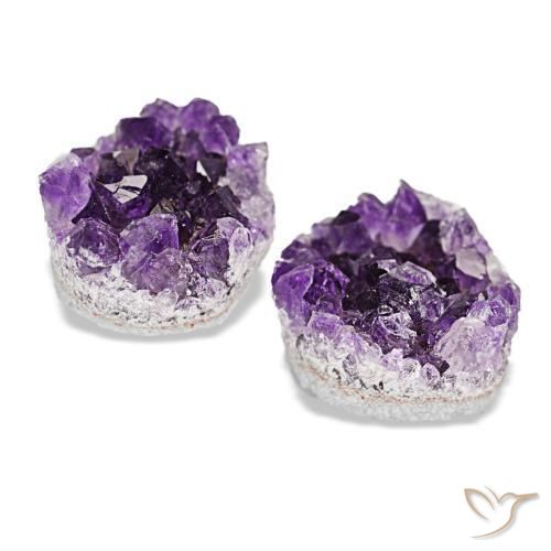 Drusa di ametista naturale viola da 16,88 ct, forma fantasia, opaco