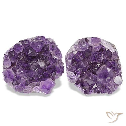 Drusa di ametista naturale viola da 23,12 ct, forma fantasia, opaco