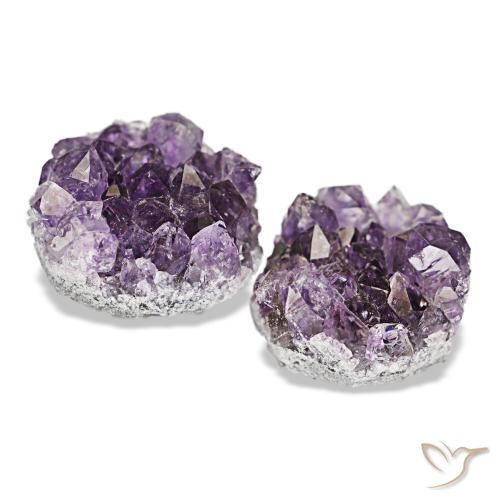 Drusa di ametista naturale viola da 11,85 ct, forma fantasia, opaco