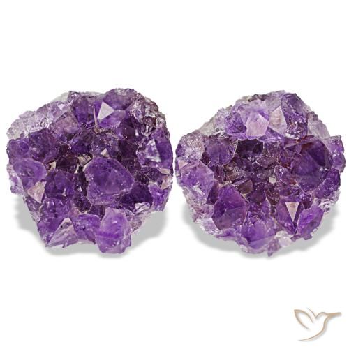 Drusa di ametista naturale viola da 16,88 ct, forma fantasia, opaco