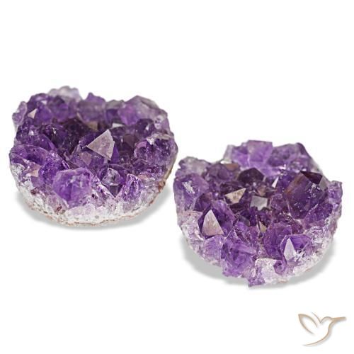 Drusa di ametista naturale viola da 16,88 ct, forma fantasia, opaco