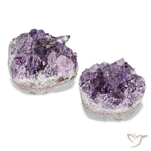 Drusa di ametista naturale viola da 14,89 ct, forma fantasia, opaco