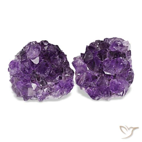 14.86ctw viola drusa di ametista, fantasia, opaco