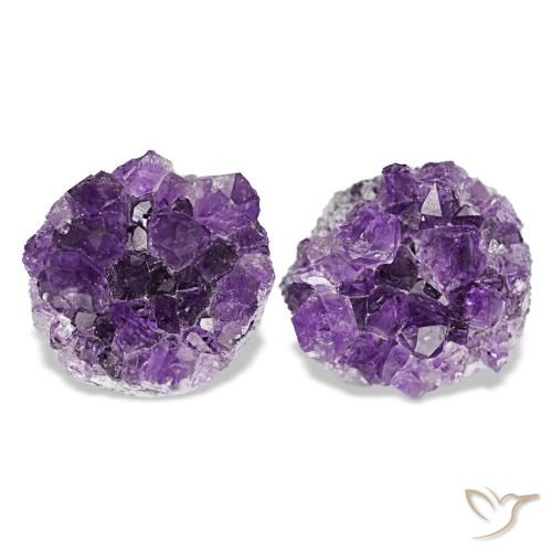 Drusa di ametista naturale viola da 15,65 ct, forma fantasia, opaco