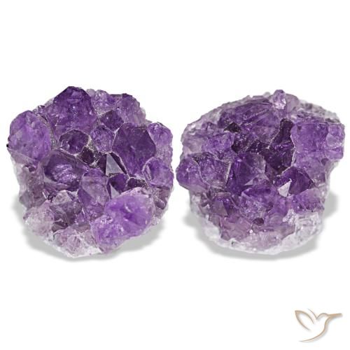 Drusa di ametista naturale viola da 14,77 ct, forma fantasia, opaco