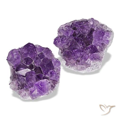 Drusa di ametista naturale viola da 14,77 ct, forma fantasia, opaco