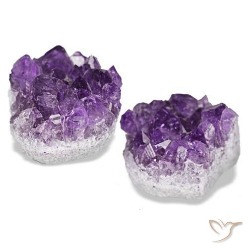 Drusa di ametista naturale viola da 14,77 ct, forma fantasia, opaco