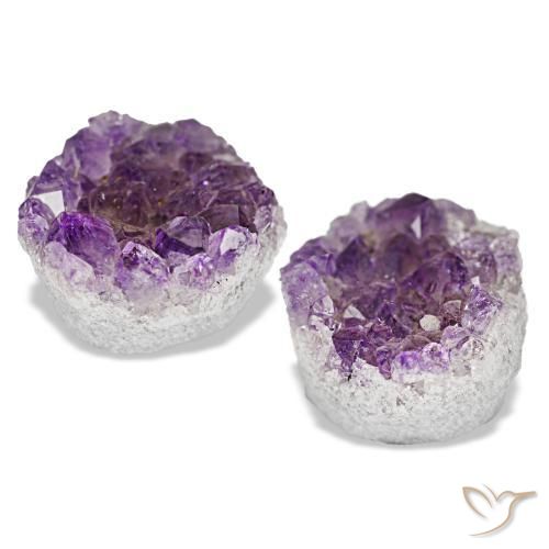 Drusa di ametista naturale viola da 19,52 ct, forma fantasia, opaco