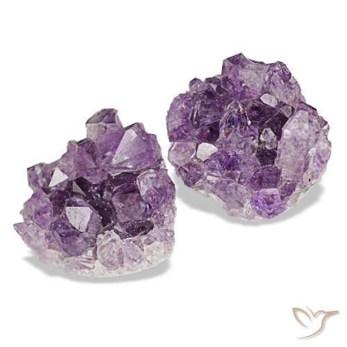 Drusa di ametista naturale viola da 16,00 ct, forma fantasia, opaco